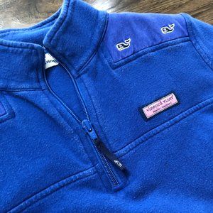Women Embroidered Royal Ocean Whale Shep Shirt Blu